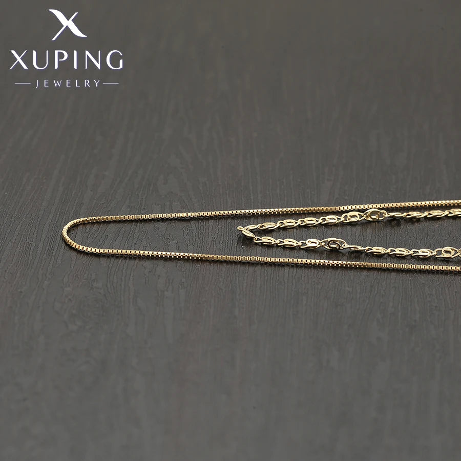 Two Layer Light Gold Chain Necklace