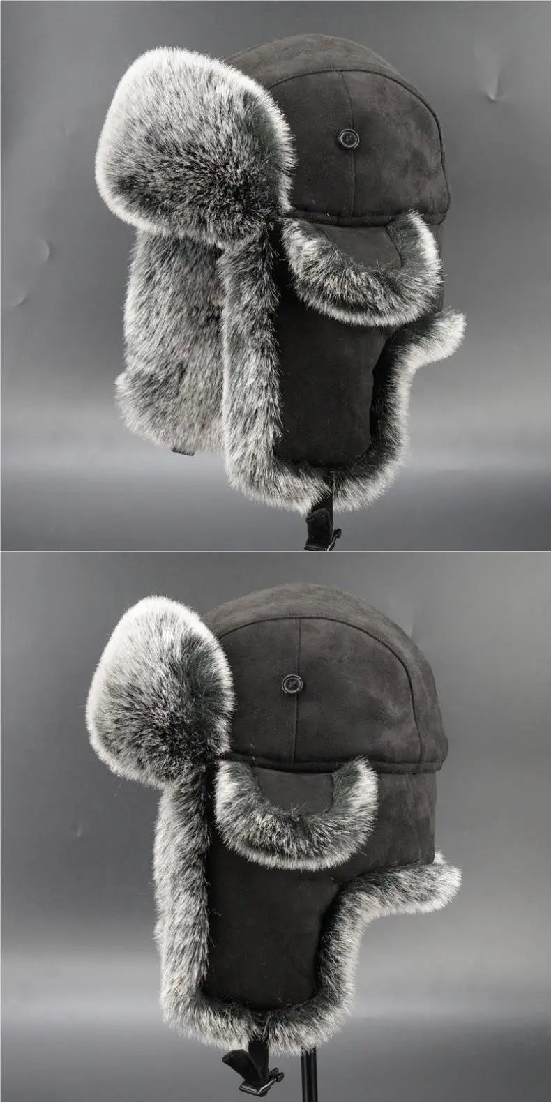 Faux Fur Ushanka Earflap Winter Hat
