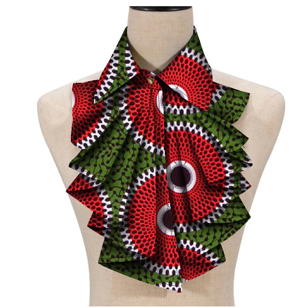 Handmade African Print Ankara Rope Necklace for Women