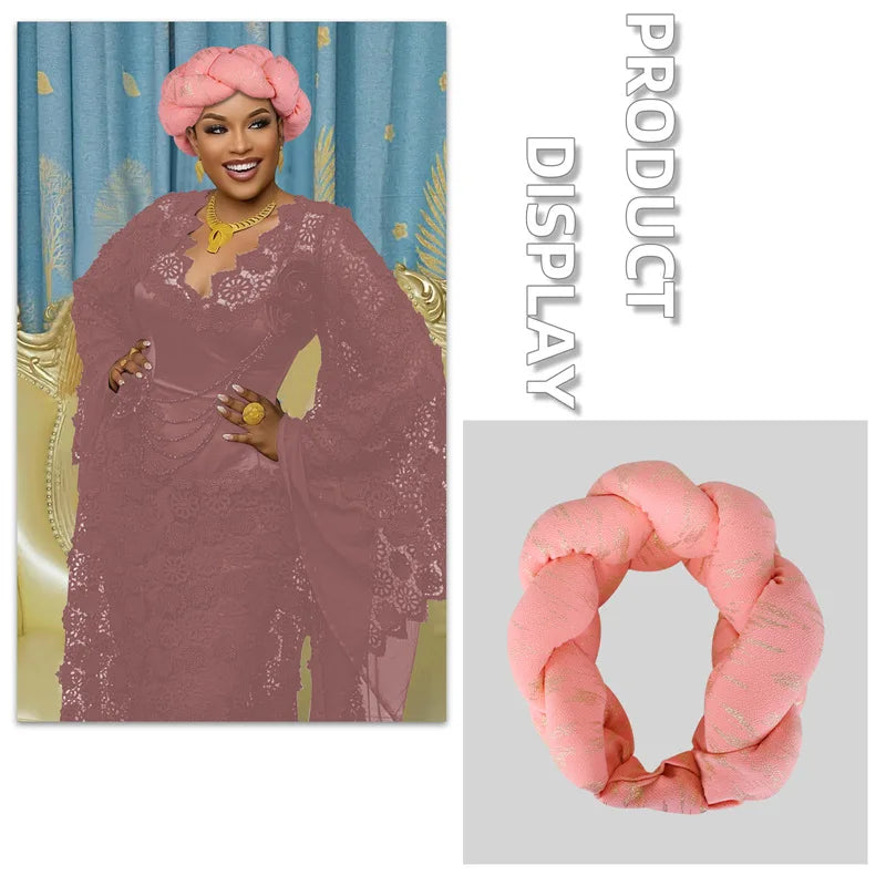 Oversized Braided Headband Hair Accessory for Women