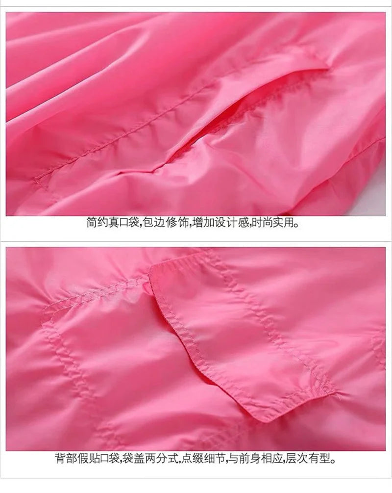 Casual Loose Fit Breathable Hooded Jacket for Women
