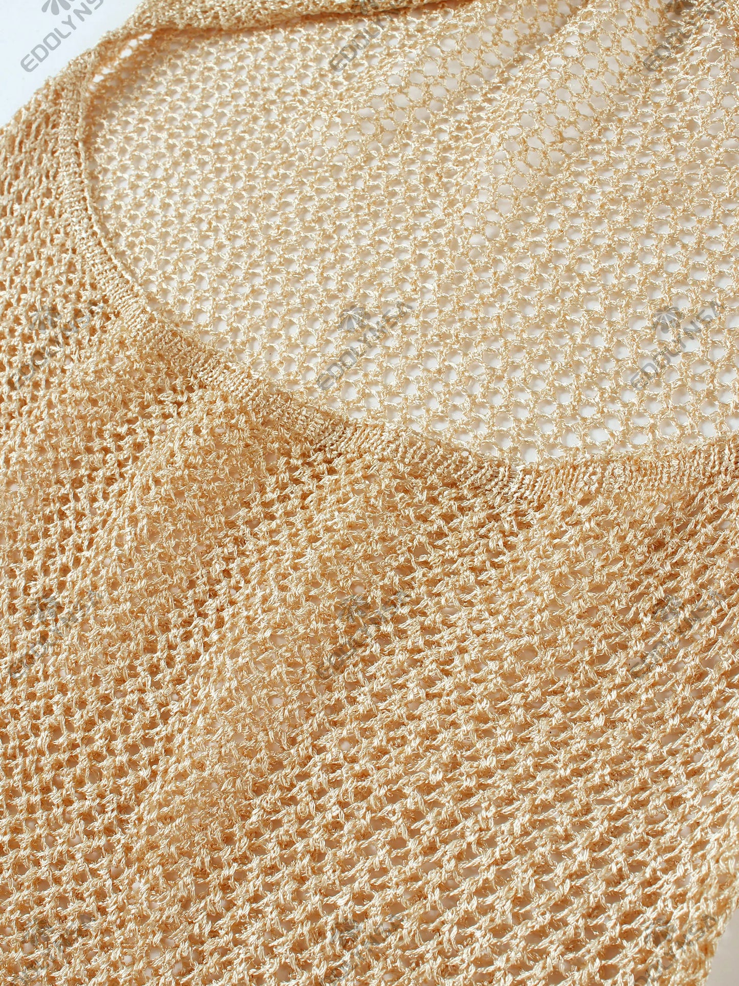 Sexy Knit Halter Neck Cut Out Beach Maxi Dress 2025 Summer Swimsuit Cover Up Women's Solid Colour Vacation Party Outfit K232