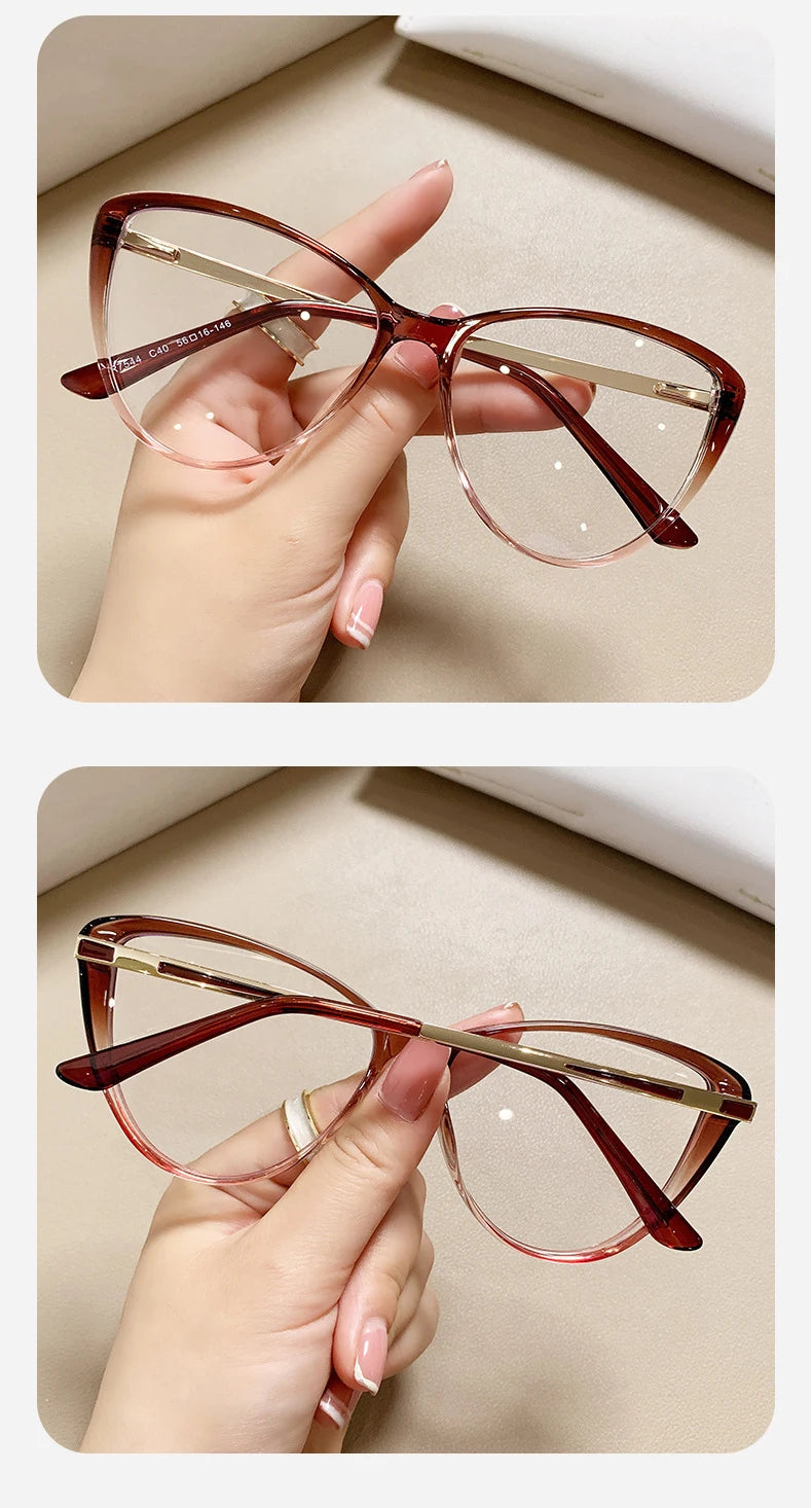 Gradient Frame Fashion Glasses