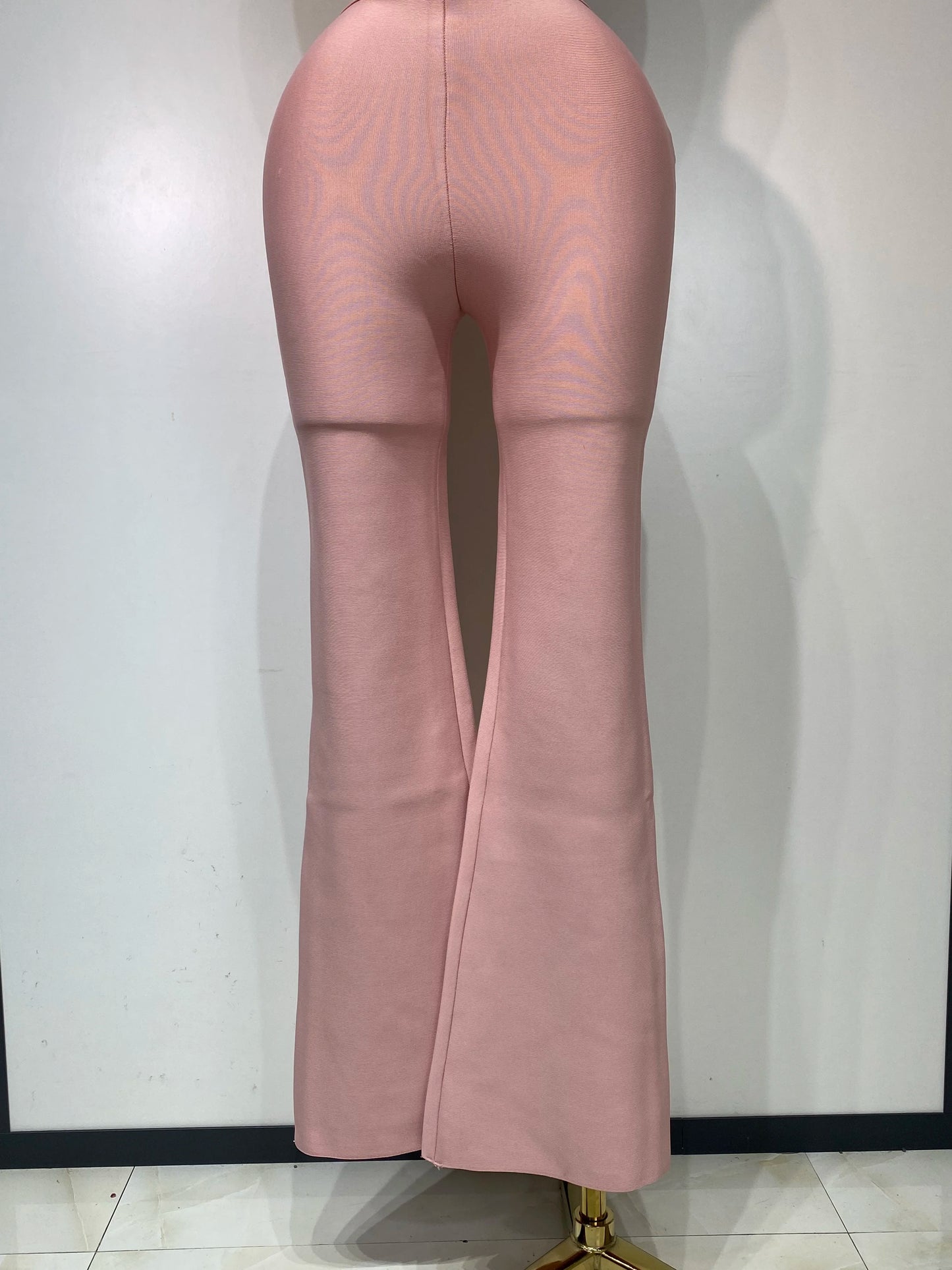 Women Sexy Bandage Crop Top Pant Set Evening Party Club Luxury Birthday High Street Fashion Elegant Luxury Birthday Outfit ﻿