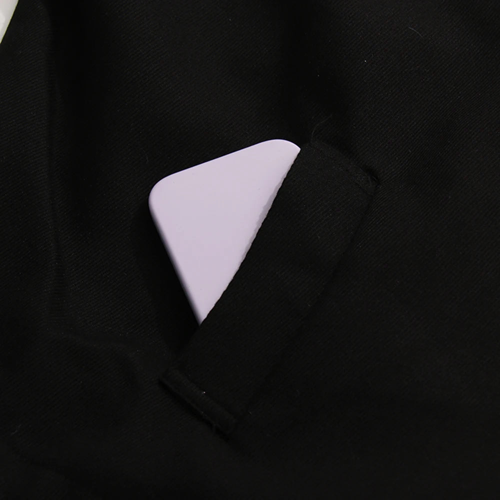TWOTWINSTYLE Solid Design Sense Loose Jackets For Women Lapel Long Sleeve Spliced Zipper Casual Jacket Female Fashion KJA542480