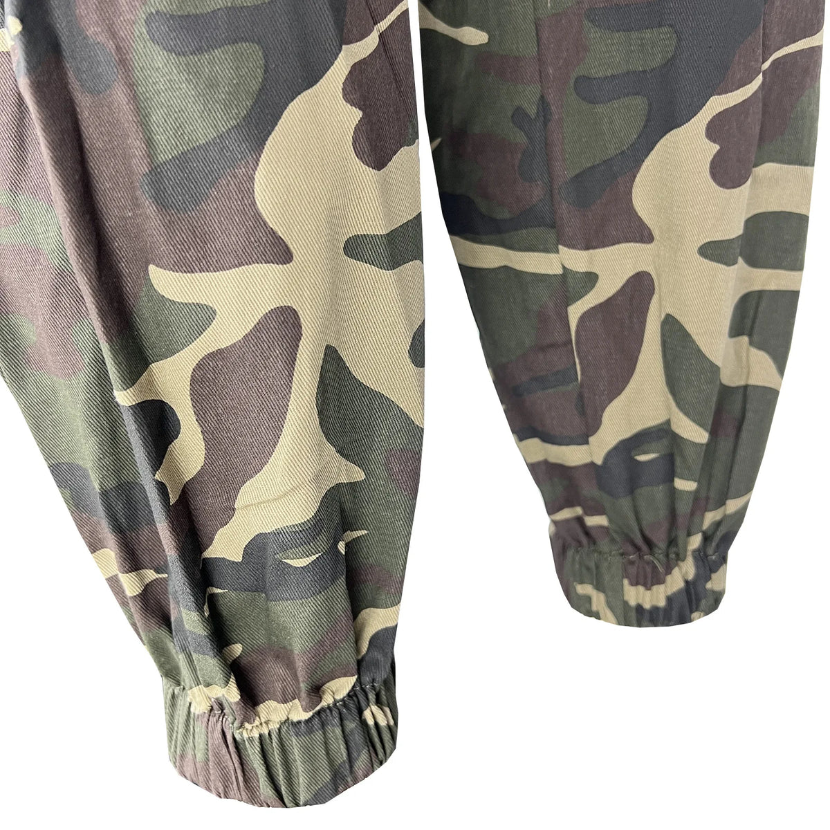 Camouflage Cargo Pocket Jumpsuit