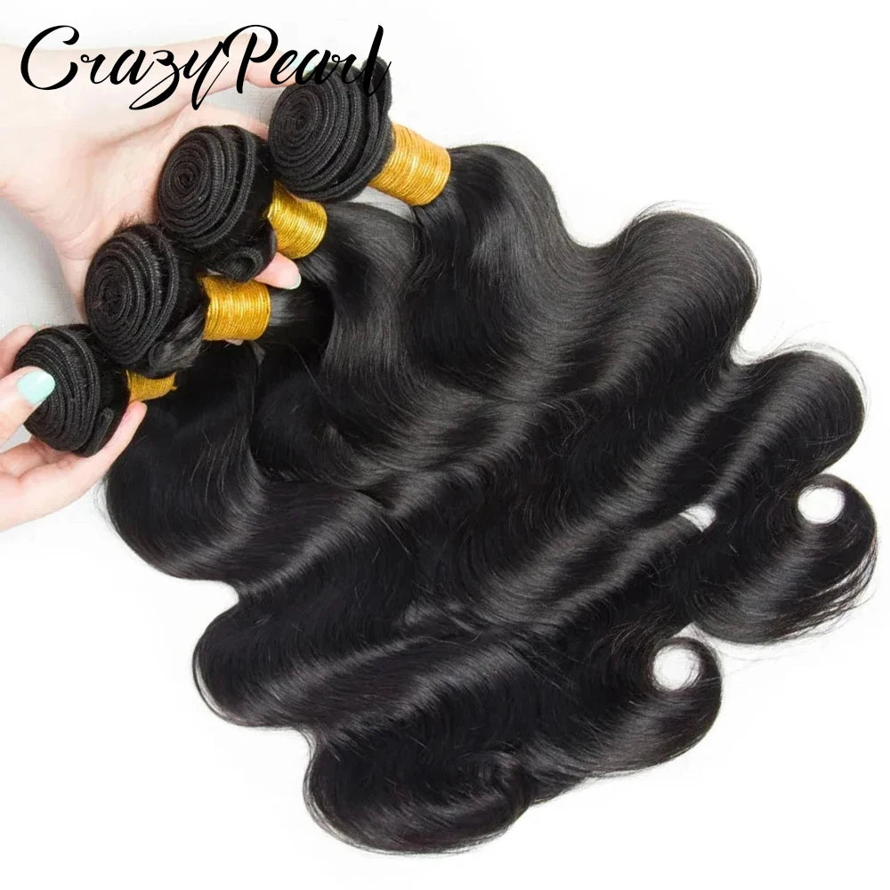 Unprocessed Body Wave Human Hair Bundles for Women