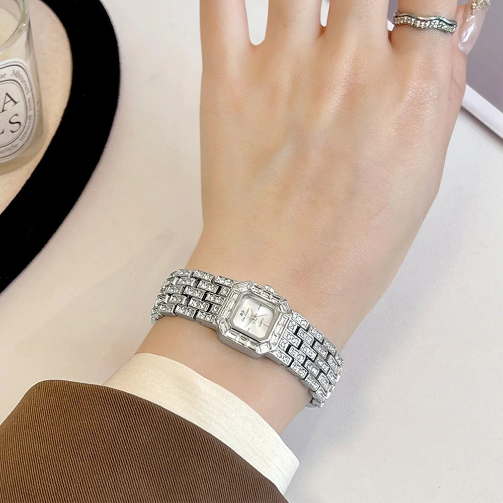 Square Quartz Wristwatch for Women
