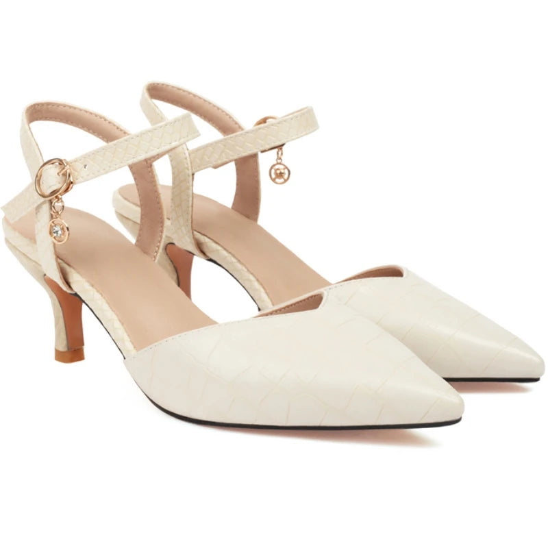 Stylish Buckle Strap High Heel Sandals