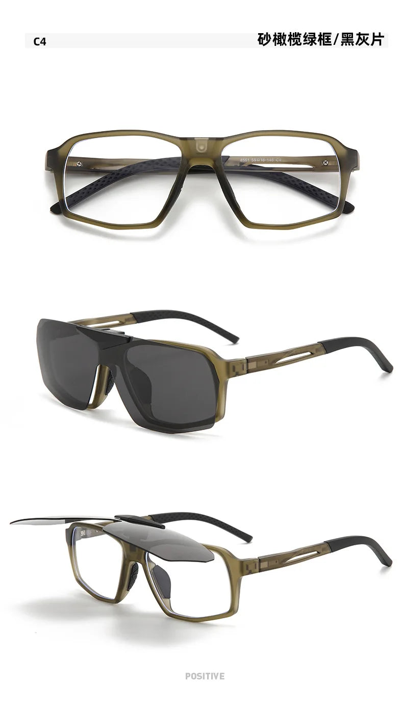Polarized Clip On Flip Up Reading Glasses for Women