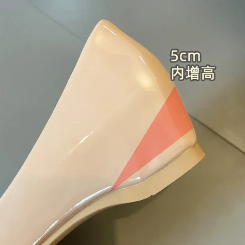 Slip On Pointed Toe Patent Flats