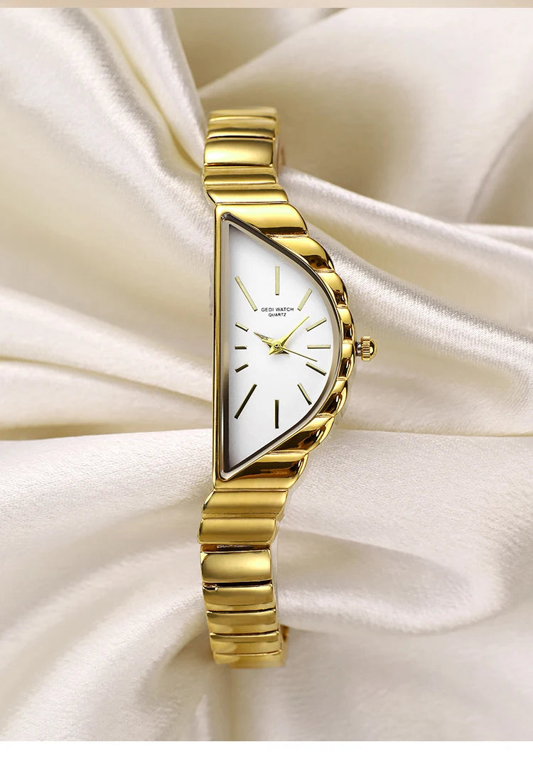 Vintage Irregular Case Quartz Watch