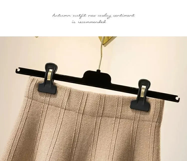 Solid Color High Waist Elastic Knitted Mini Skirt For Women