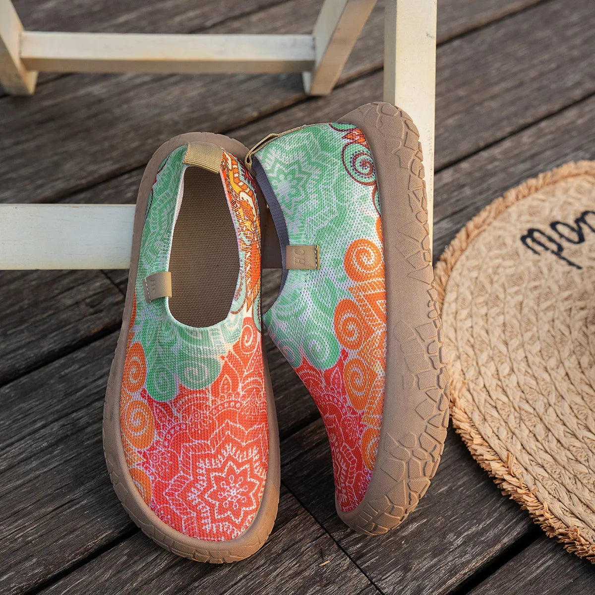 Breathable Woven Slip On Casual Walking Loafers for Women