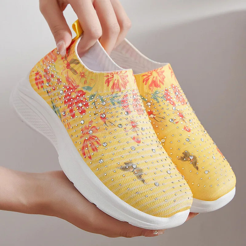 Shoes women 2025 new fashion fashion match color breathable single shoes women's shoes casual running shoes