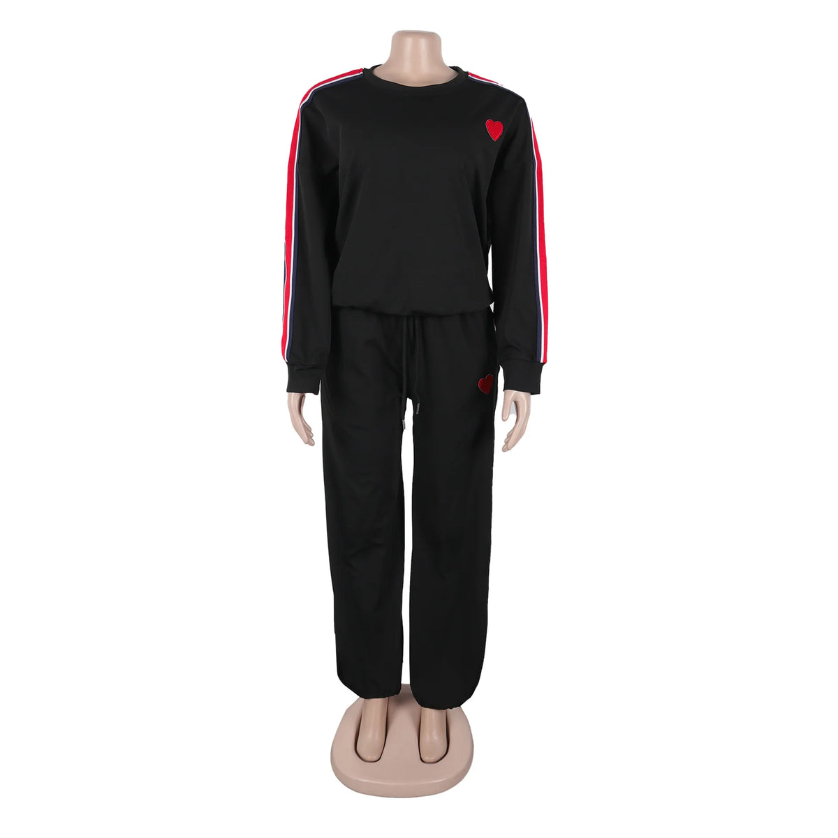 Casual Matching Two-Piece Jogger Tracksuit Set for Women