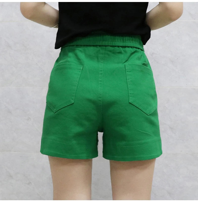 Lightweight High Waist Wide Leg Casual Shorts for Women