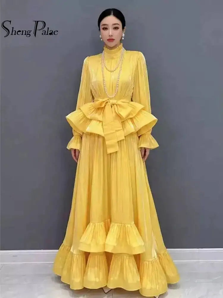 Bell Sleeve Two Piece Maxi Skirt Set