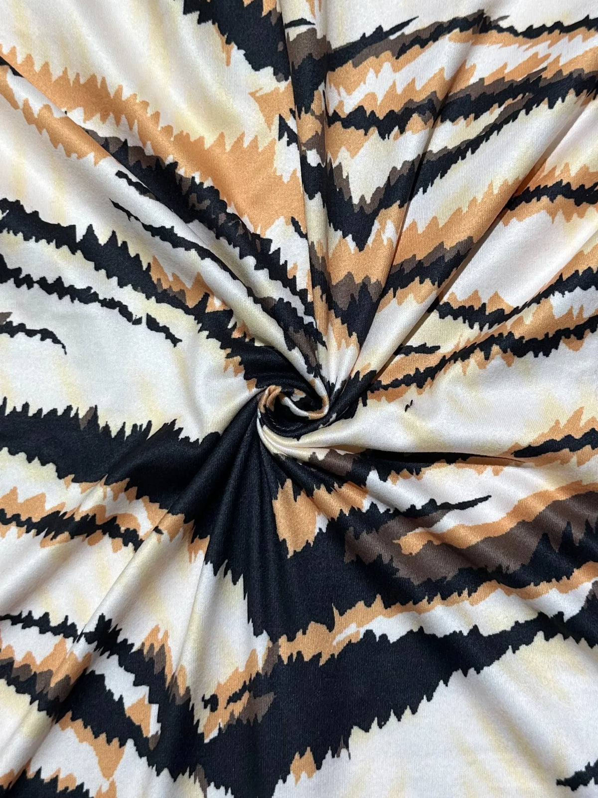 Tiger Print Patchwork Long Sleeve Bodycon Jumpsuit for Women