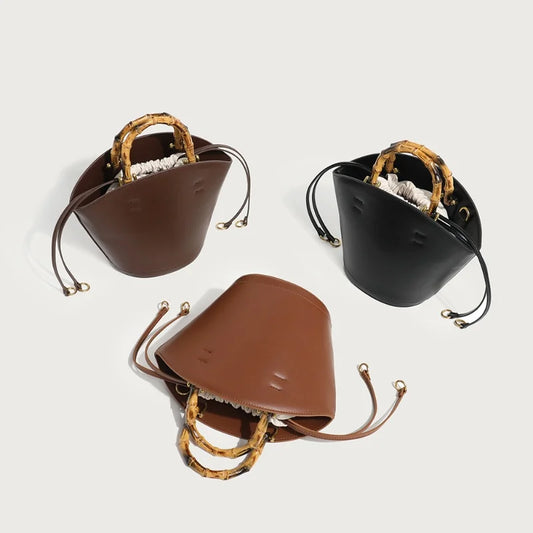 Spacious Bamboo Knot Tote Bag