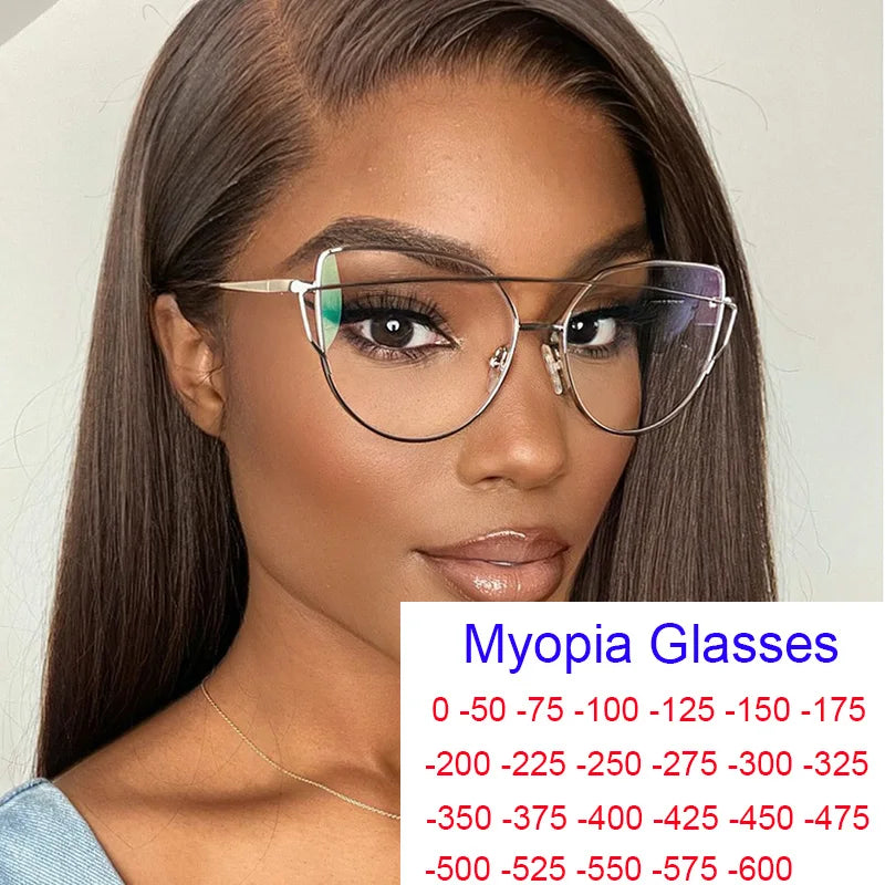 Cat Eye Anti Blue Light Prescription Glasses for Women