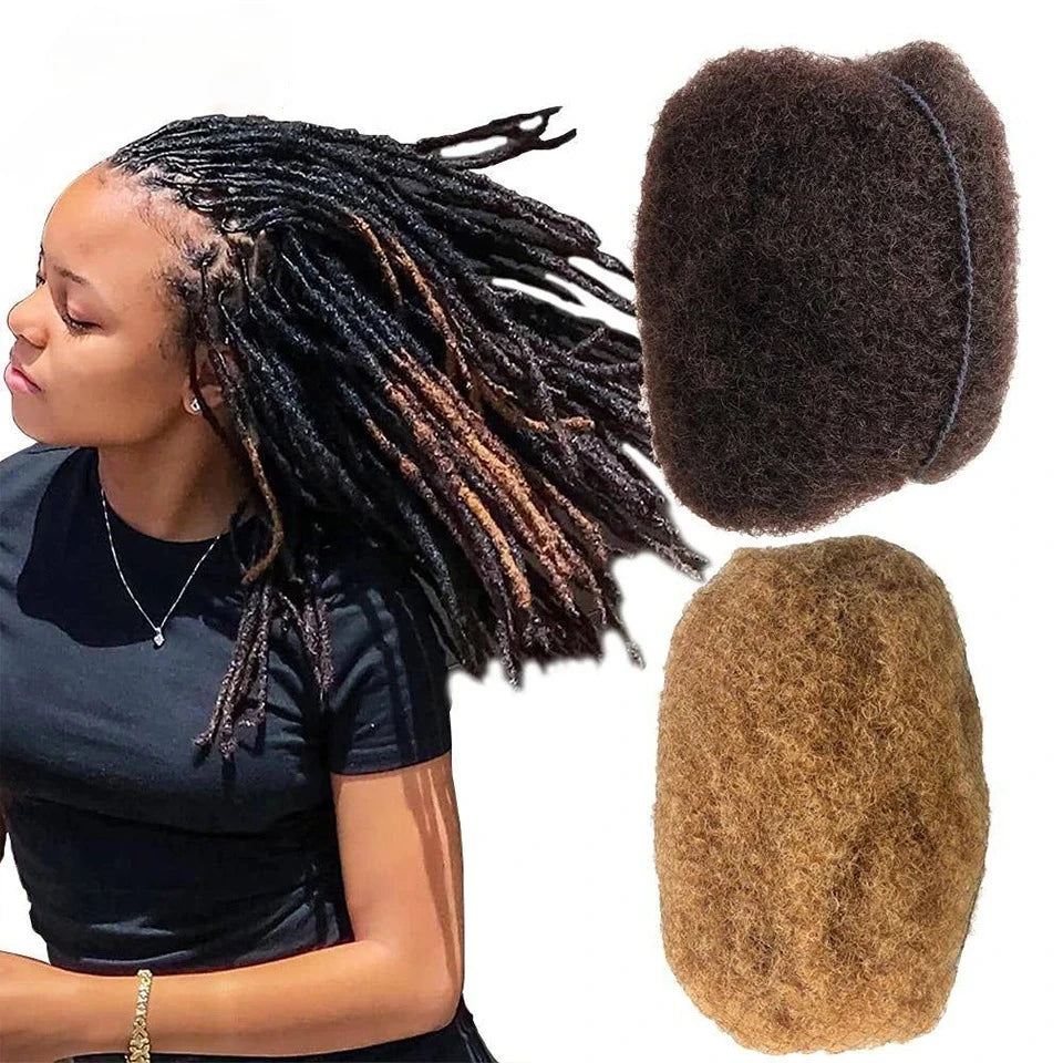 Natural Afro Kinky Bulk Braiding Hair Extensions for Women