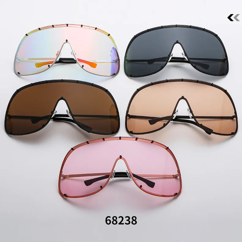 Large Frame Polarized Sunglasses