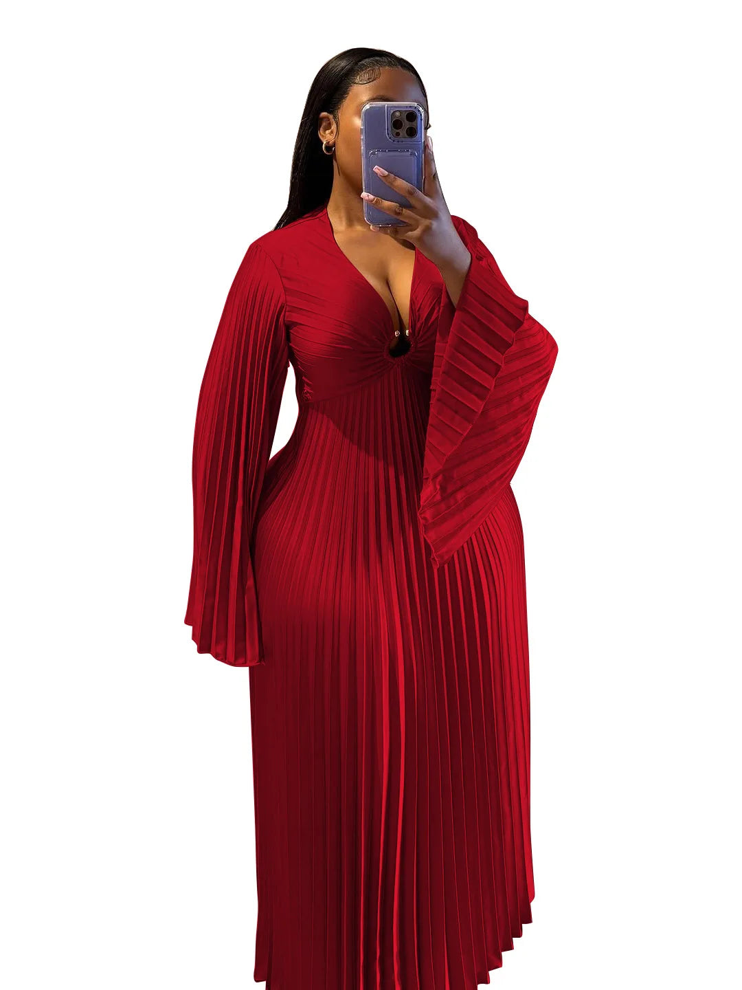 Elegant African Wedding Maxi Kaftan Dress for Women