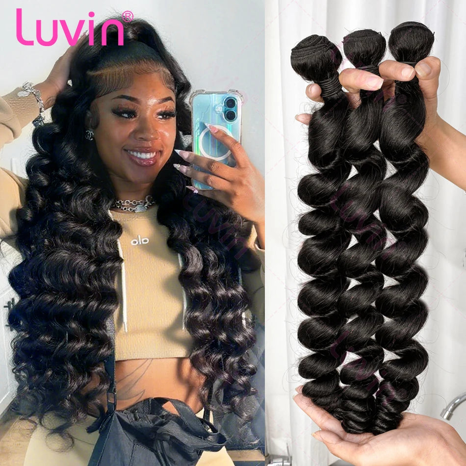 Long Deep Wave Hair Extensions