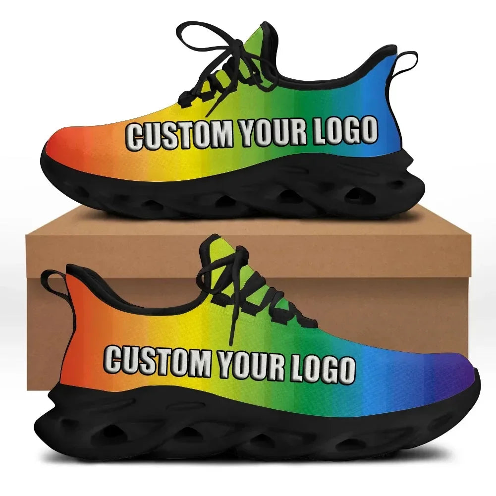 Cute Cartoon Print Lace-Up Nursing Shoes for Women