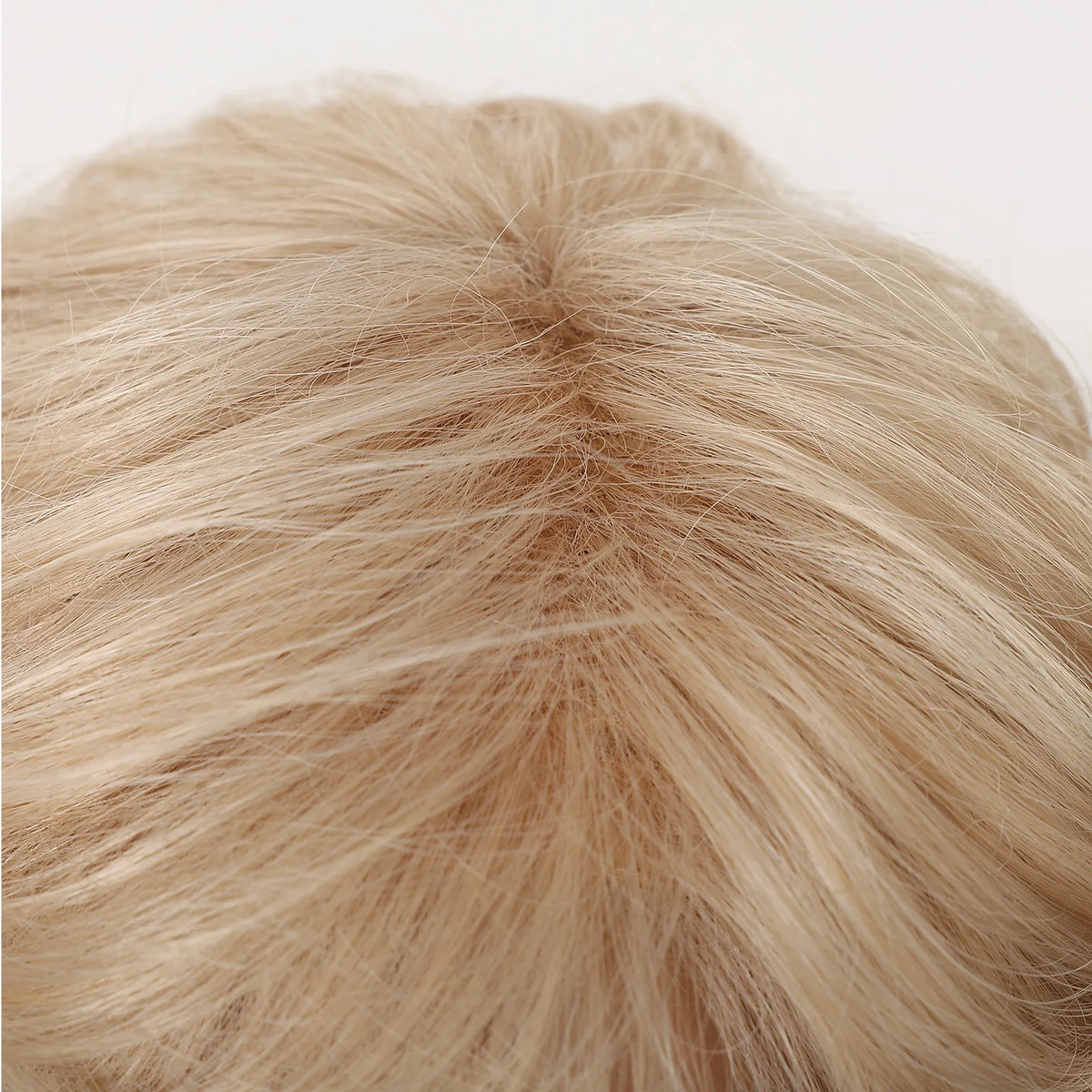 Platinum Blonde Short Wavy Bob Wig With Bangs for Women