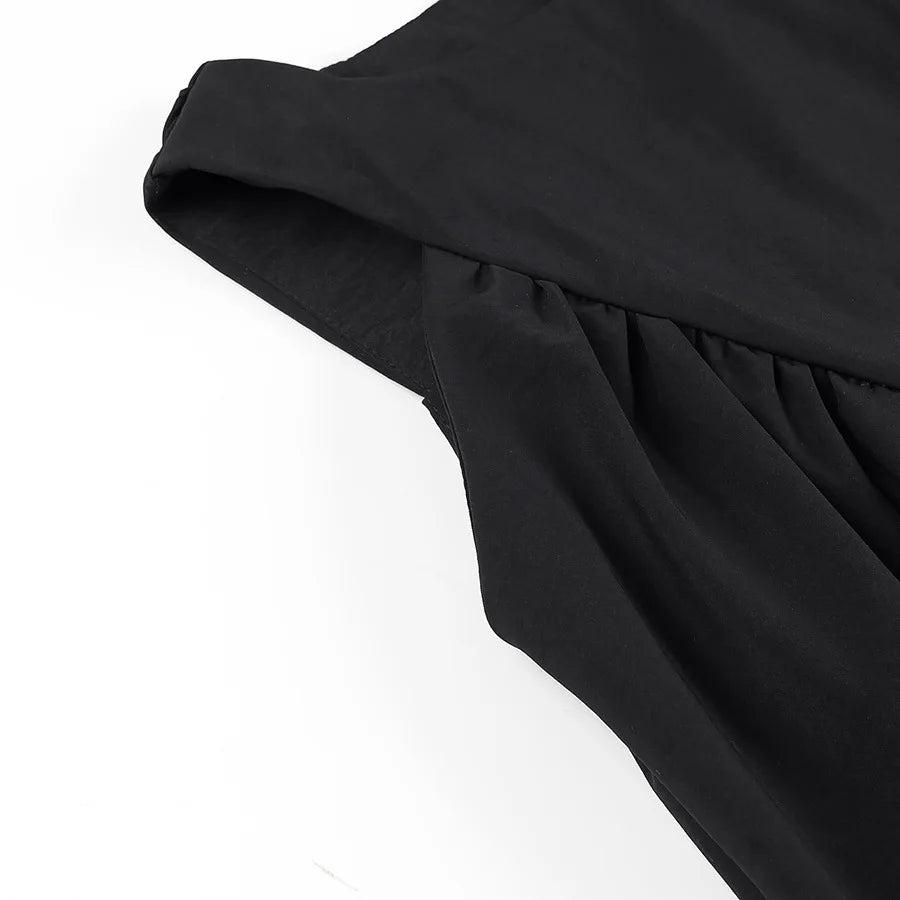 Versatile Casual Sleeveless Spliced Shirt for Women