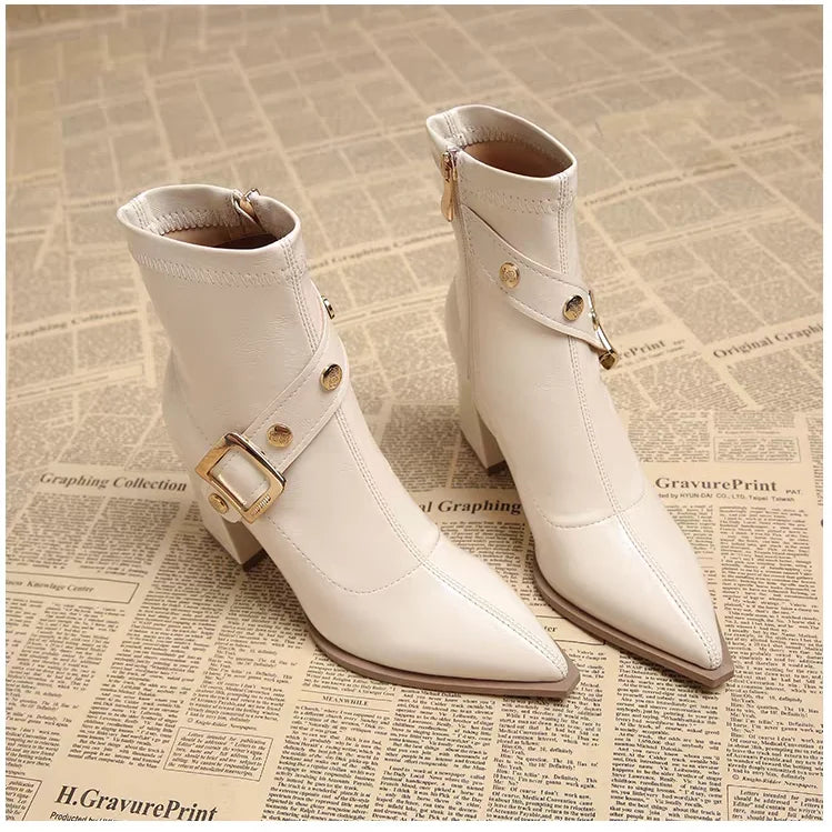 Pointed Toe Chelsea Boots