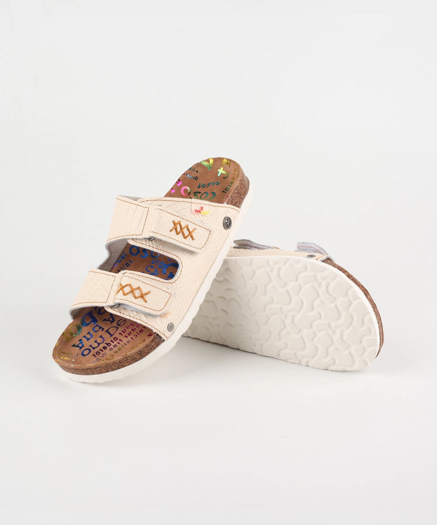 Genuine Leather Flat Sandals