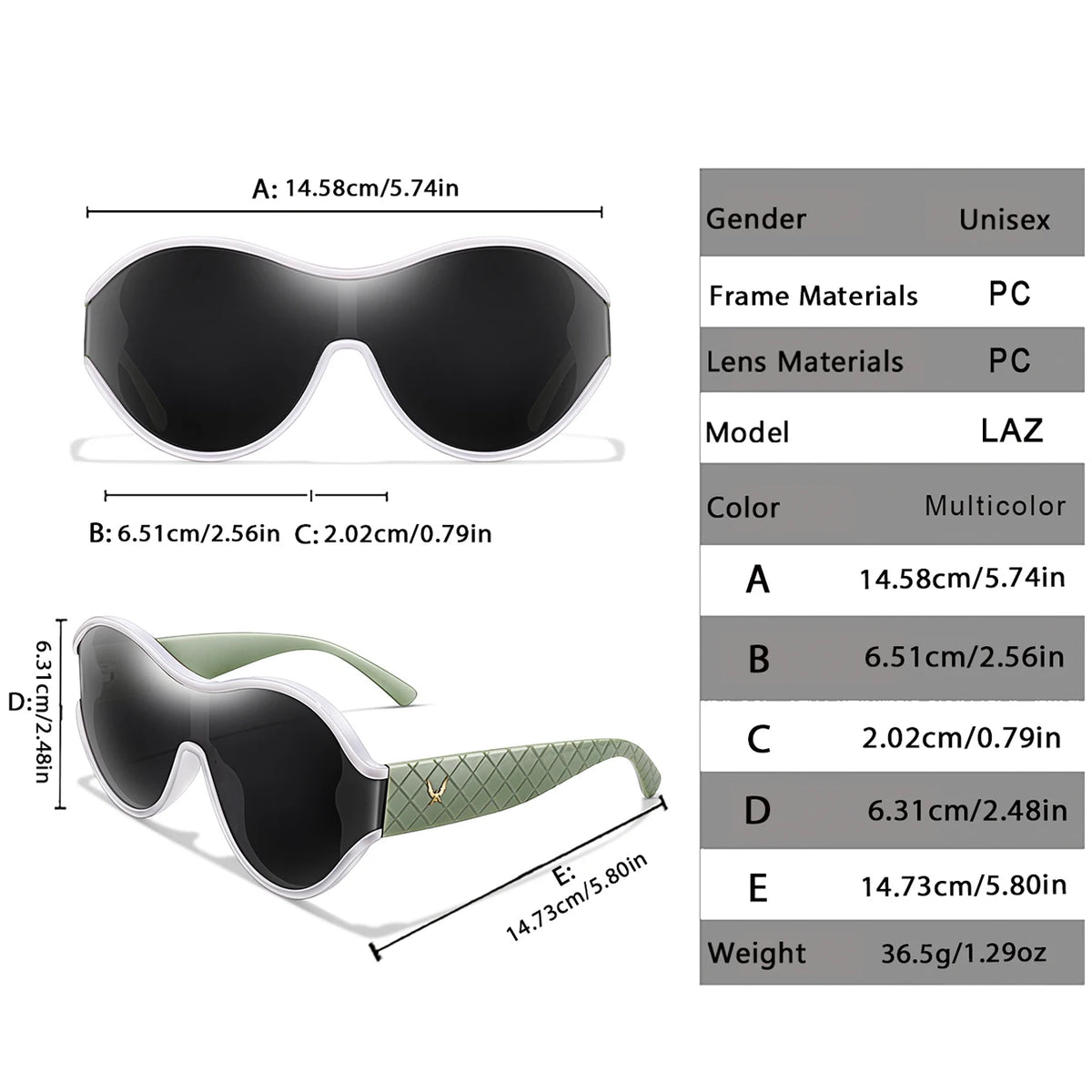 Oversized Round Fashion Sunglasses