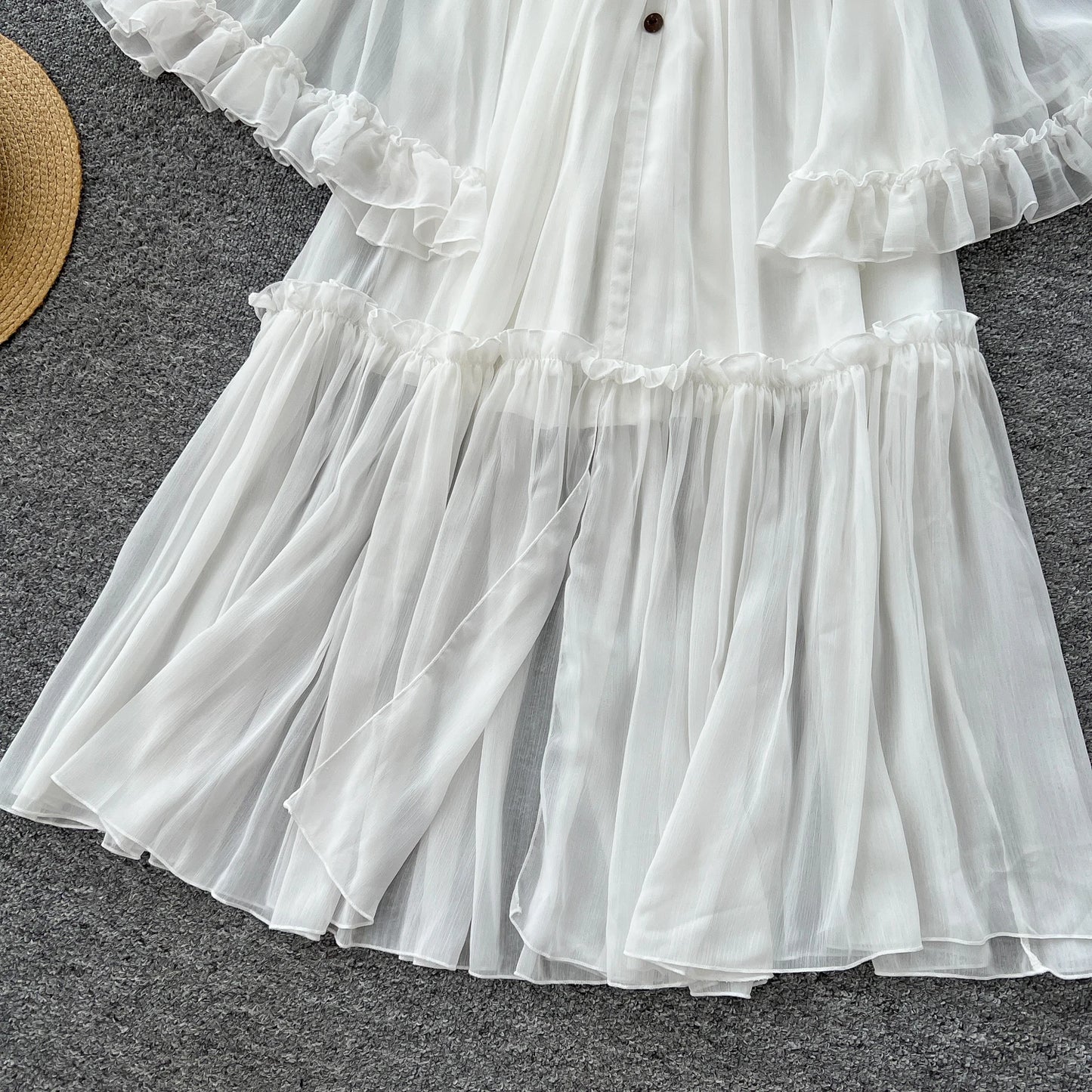 Off-Shoulder Pleated Satin Maxi Dress