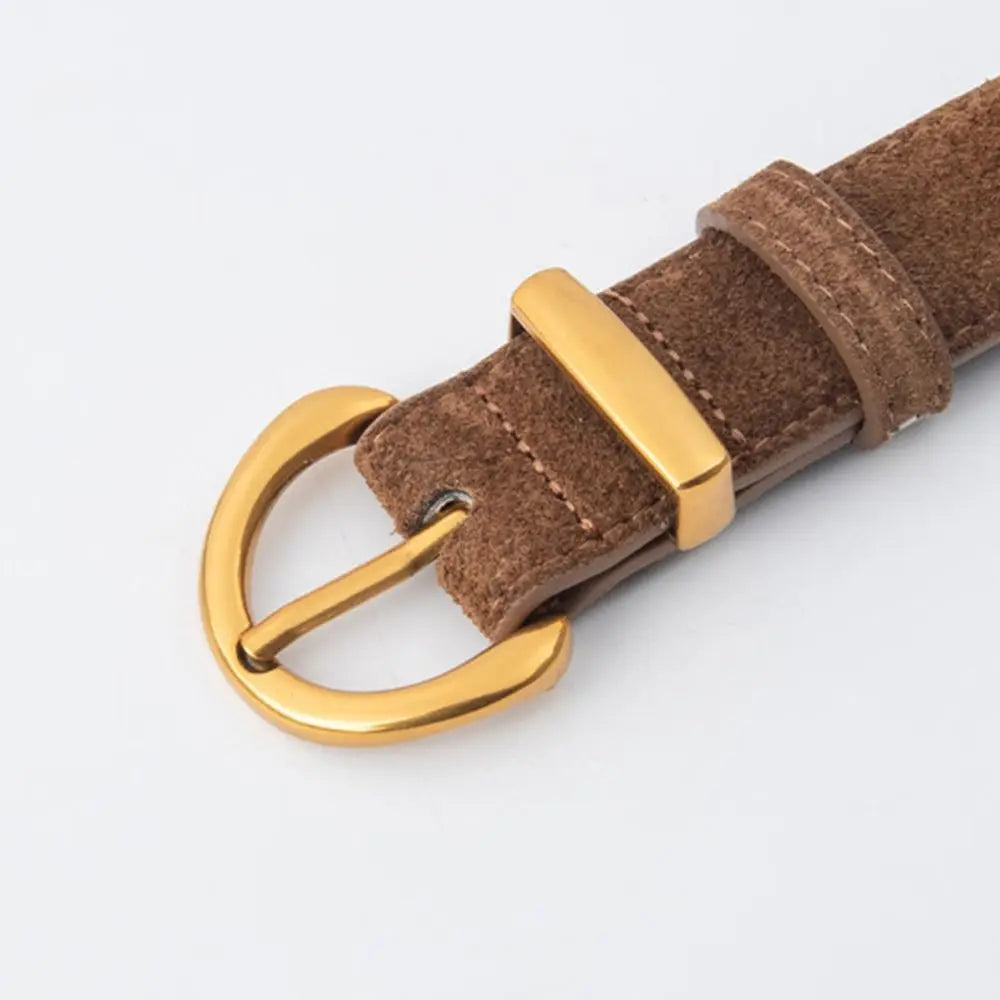 Retro Style Suede Belt