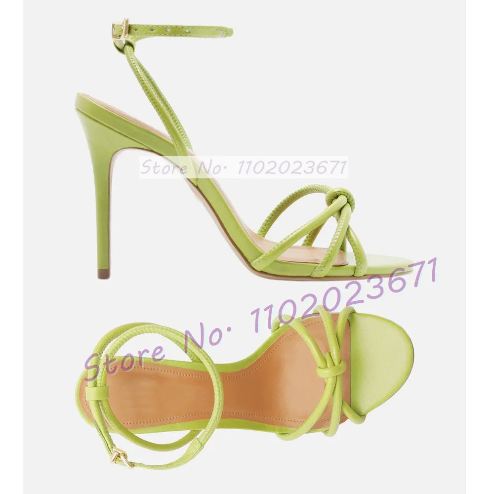Elegant Open Toe Ankle Strap High Heel Sandals for Women