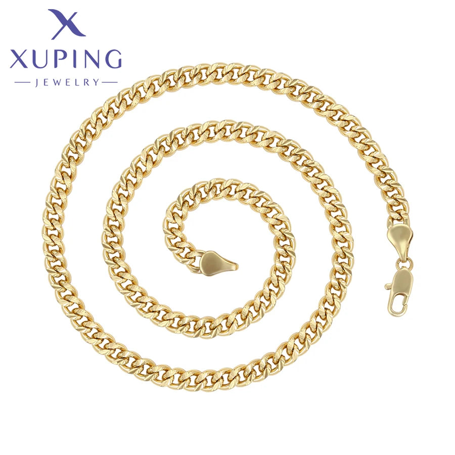 Gold Tone Love Charm Pendant Necklace