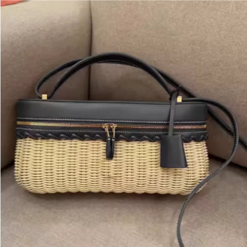 Handwoven Straw Tote Bag