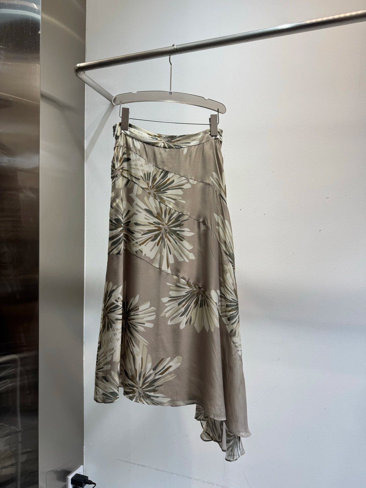 Loose Floral Print Silk Resort Five Piece Set for Women