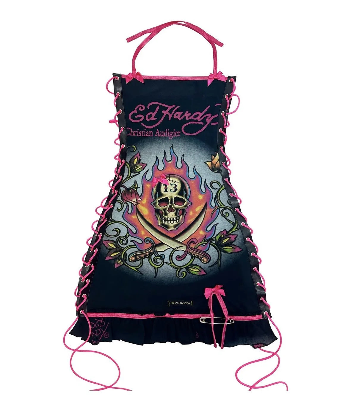 Halter Neck Printed Gothic Bandage Dress for Women