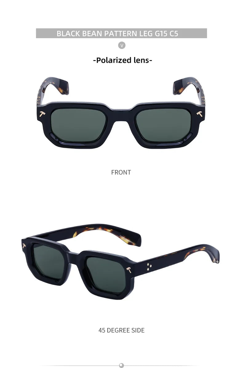 Small Square Polarized Sunglasses