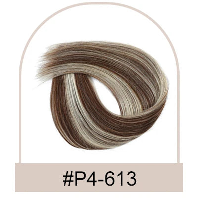 Invisible Straight Human Hair Extensions for Women