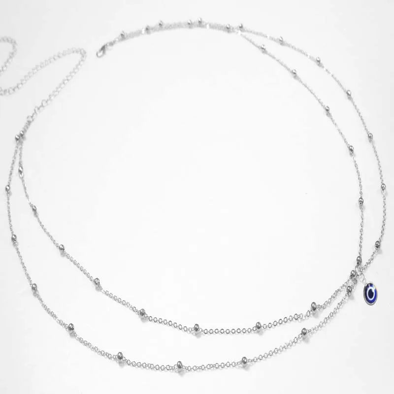 Beaded Double Layer Waist Chain
