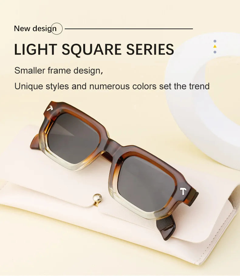 Small Square Polarized Sunglasses