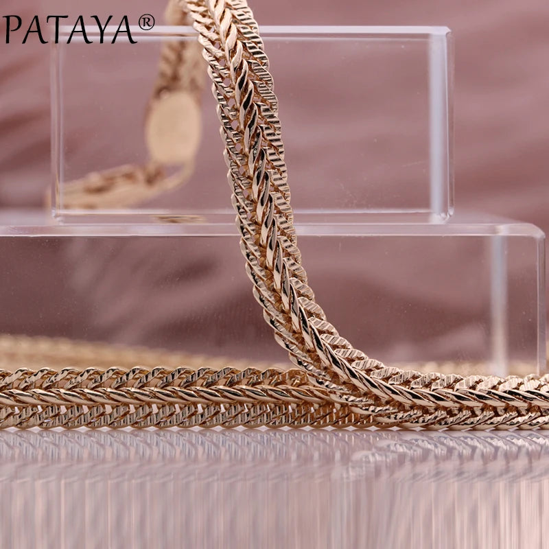 Rose Gold Snake Chain Jewelry Set