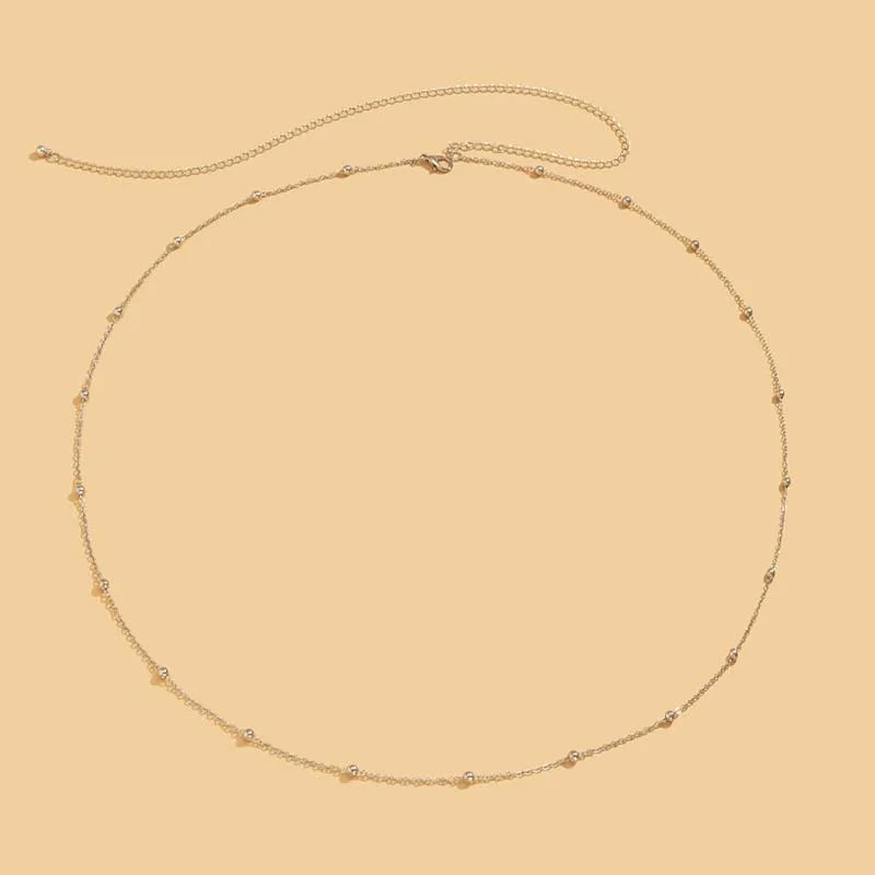Beaded Double Layer Waist Chain