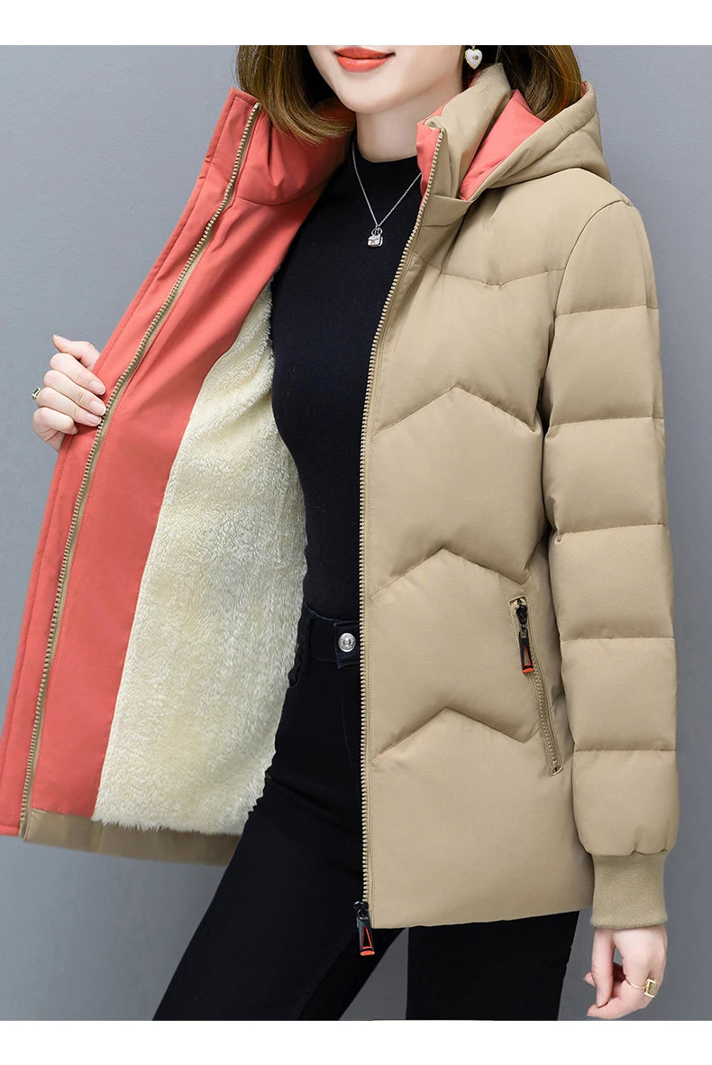 Slimming Winter Hooded Parka