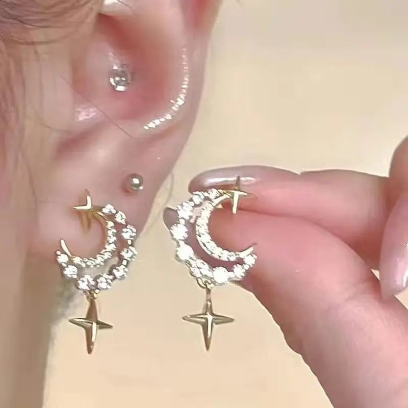Geometric Non Pierced Clip On Earrings